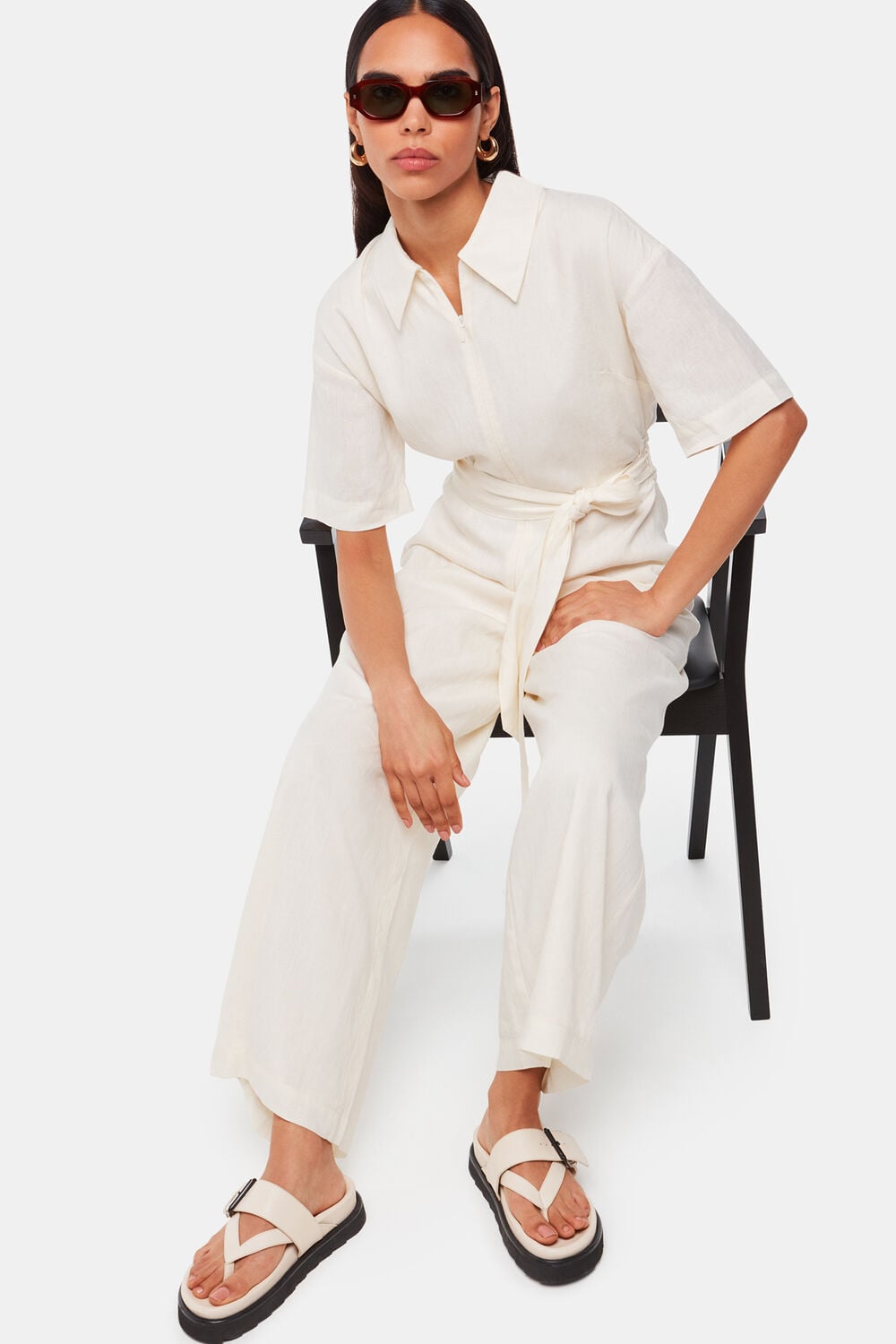 Sutton Toe Post Buckle Sandal